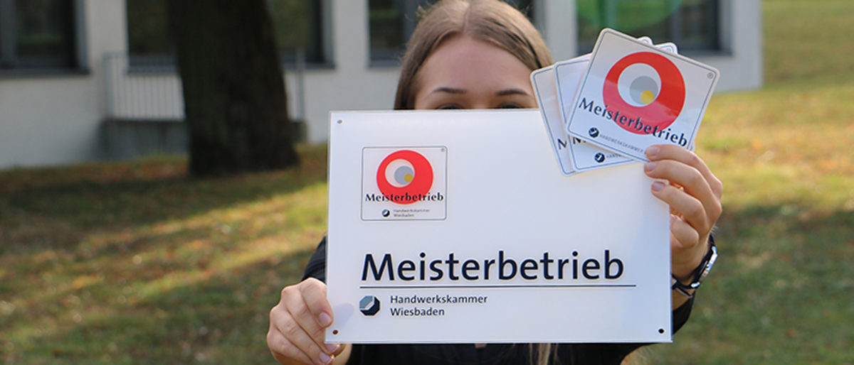 Schild Marke Meister Titelbild