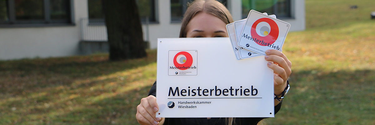 Schild Marke Meister Titelbild