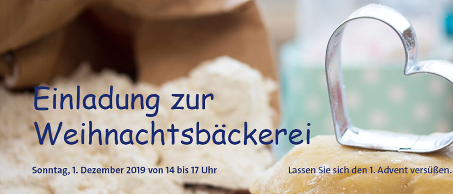 Einlagung Weihnachtsbäckerei Titelbild