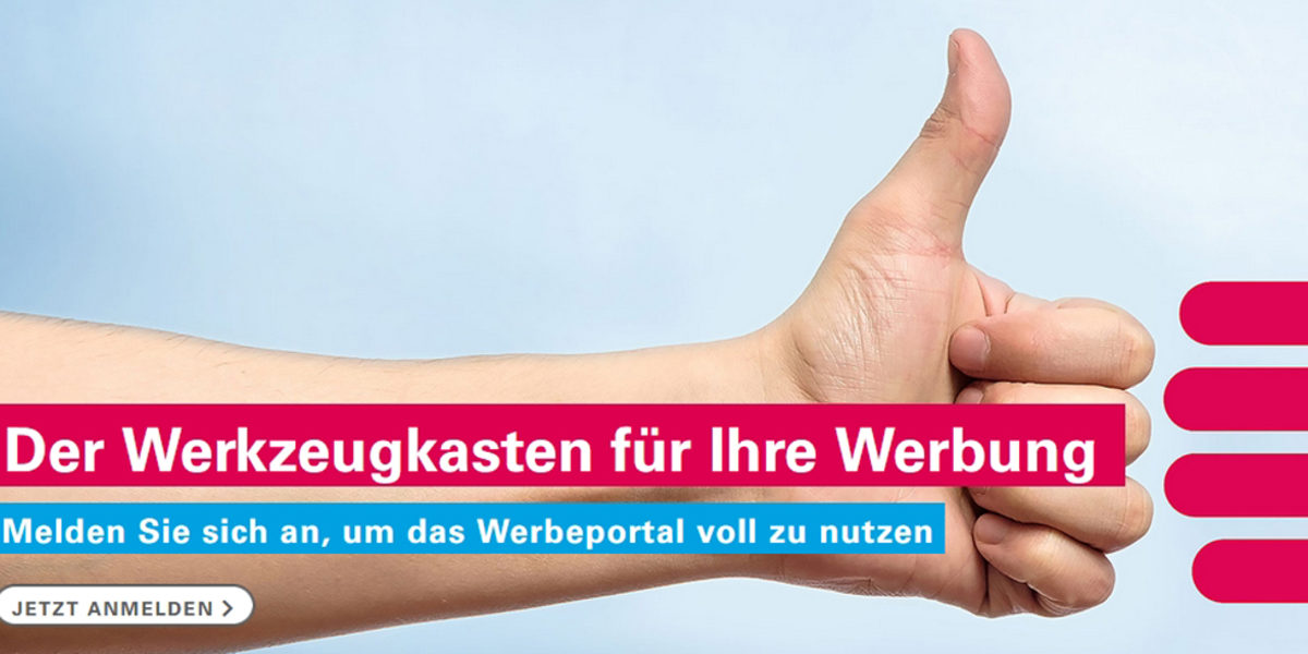 Werbeportal der Imagekampagne