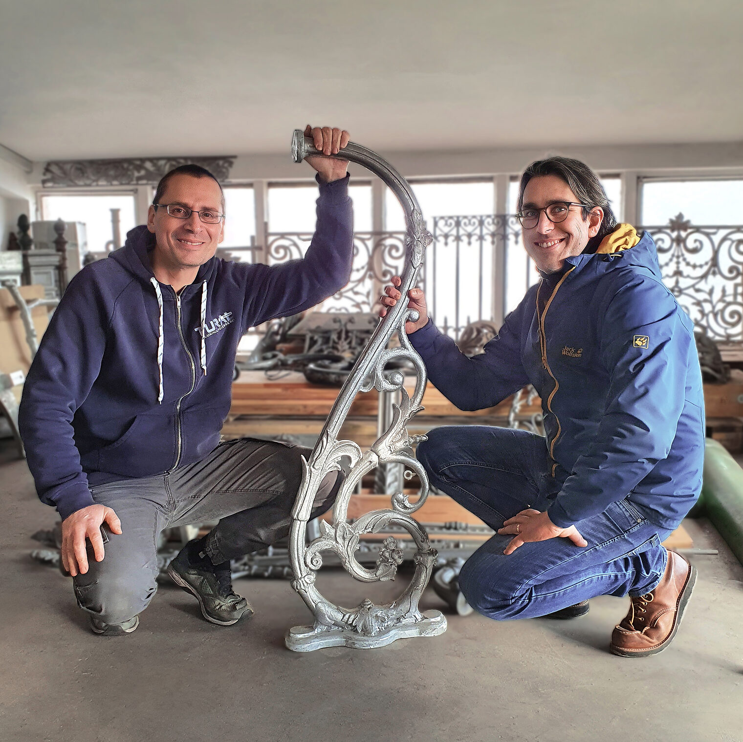 v.l.: Carsten Helbig, Diplom-Ingenieur für Gießereitechnik (TU) & Götz Bormuth