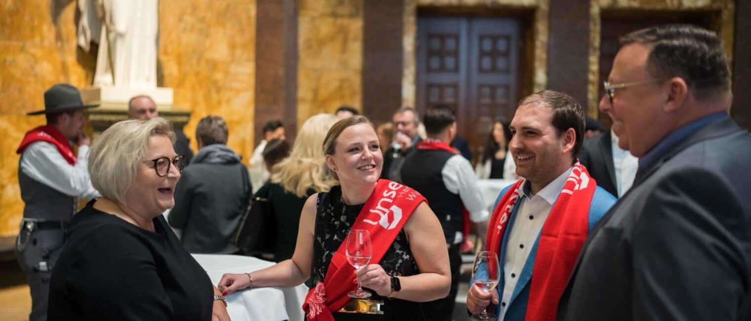 Impressionen der Meisterfeier des Jahrgangs 2022 am 18. Februar 2023 vor und w&auml;hrend der Veranstaltung im Kurhaus Wiesbaden.