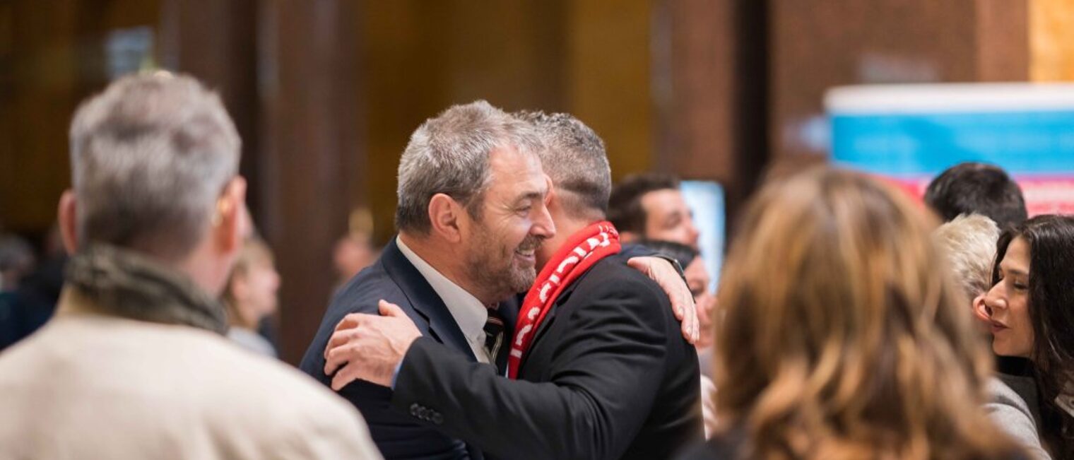 Impressionen der Meisterfeier des Jahrgangs 2022 am 18. Februar 2023 vor und w&auml;hrend der Veranstaltung im Kurhaus Wiesbaden.