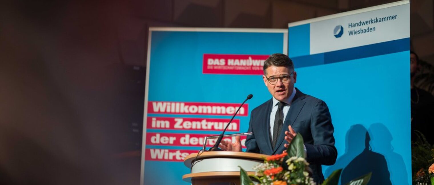 Impressionen der Meisterfeier des Jahrgangs 2022 am 18. Februar 2023 vor und w&auml;hrend der Veranstaltung im Kurhaus Wiesbaden.