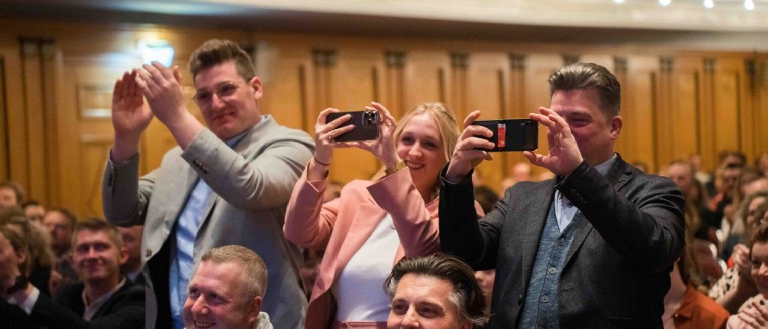 Impressionen der Meisterfeier des Jahrgangs 2022 am 18. Februar 2023 vor und w&auml;hrend der Veranstaltung im Kurhaus Wiesbaden.