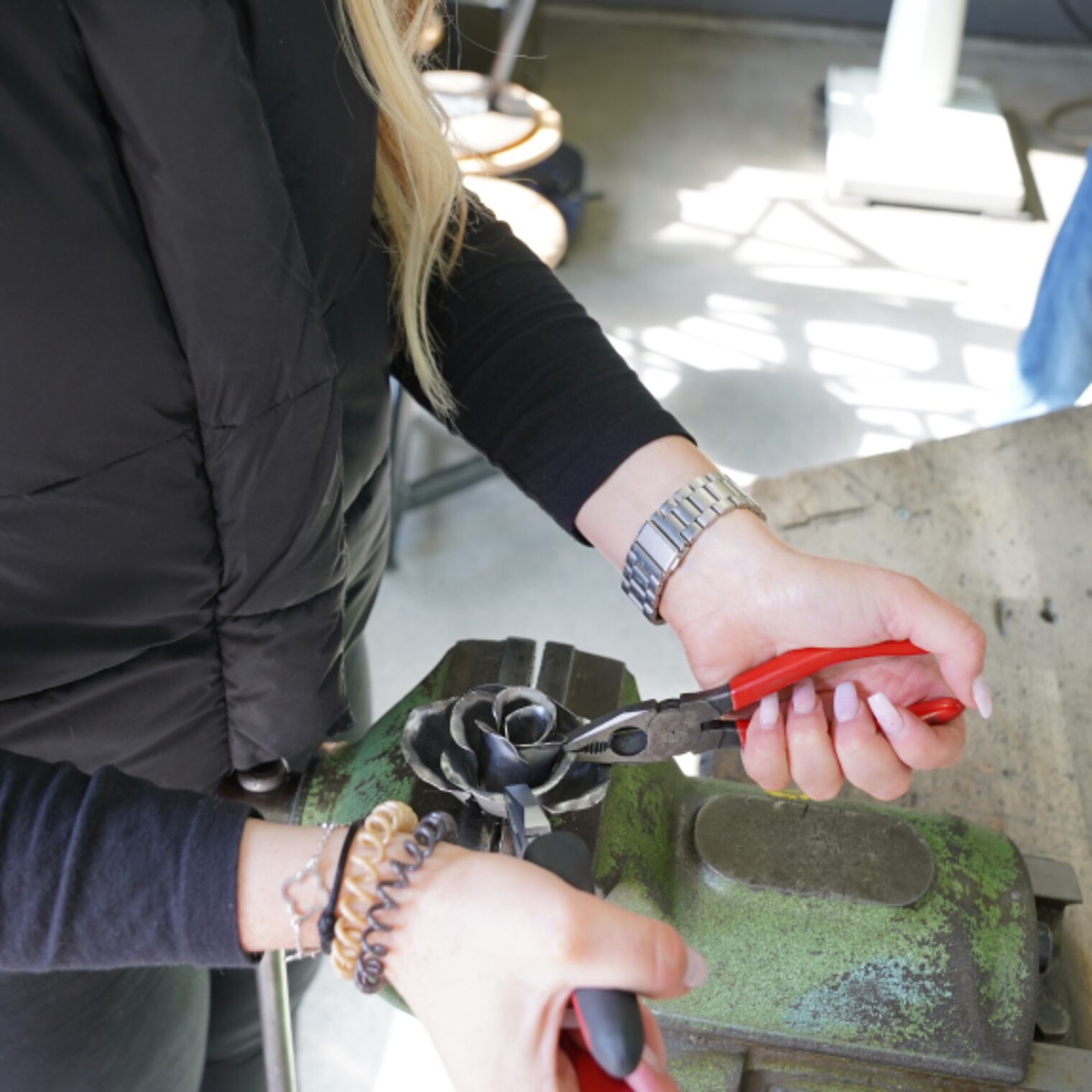 Bilder von der Veranstaltung "Handwerk live" in Wetzlar - sie zeigen Einblicke, welche Aktivitäten in den offenen Werkstätten angeboten wurden. 