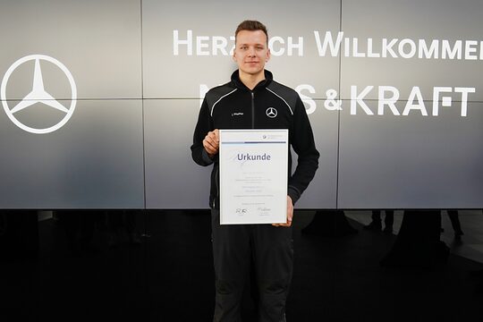 Jannik Pfeiffer ist Lehrling des Monats Oktober 2025