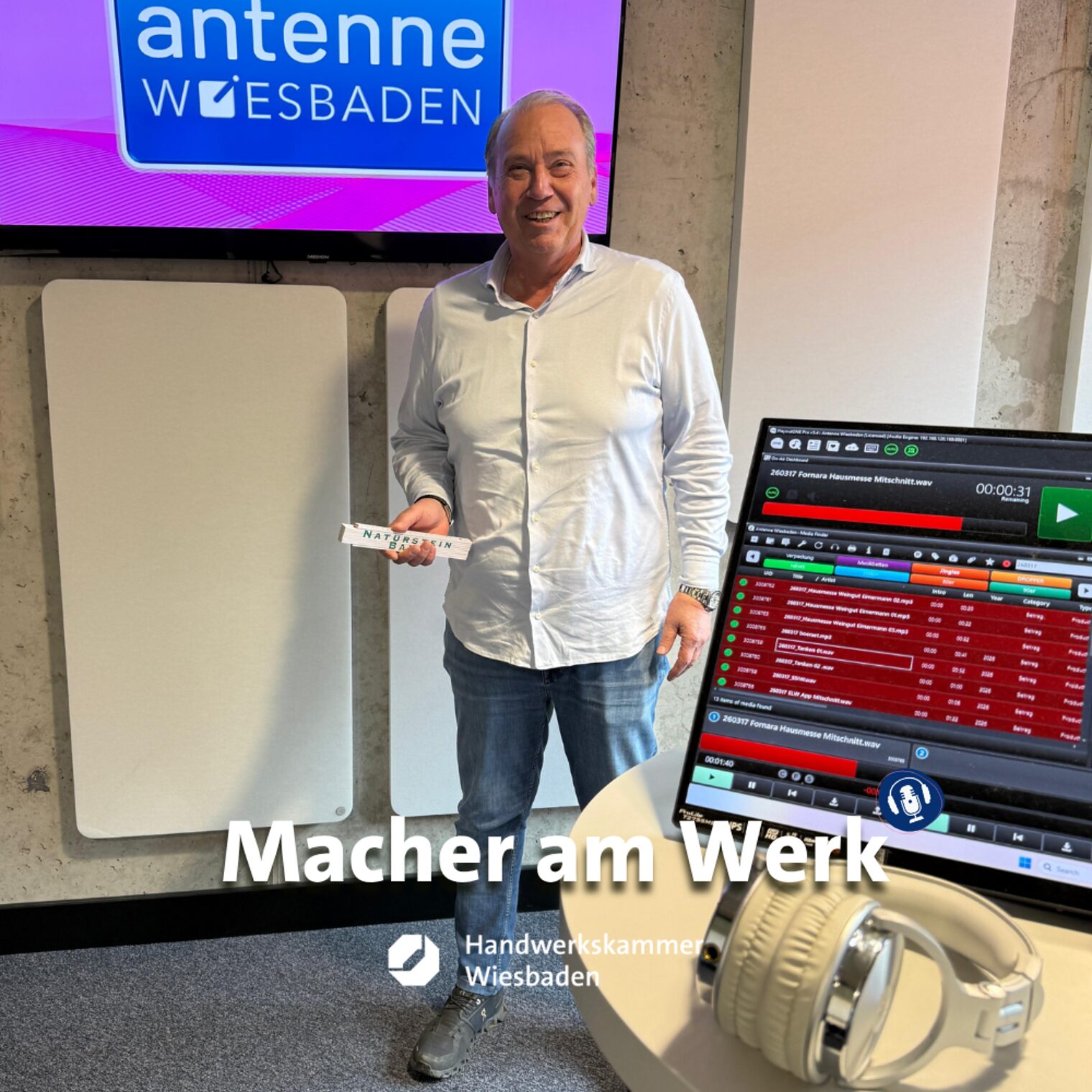 Holger Balz zu Gast bei Antenne Wiesbaden