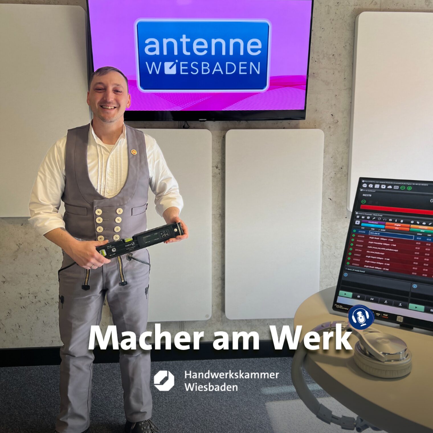 Falk Hofmann zu Gast bei Antenne Wiesbaden