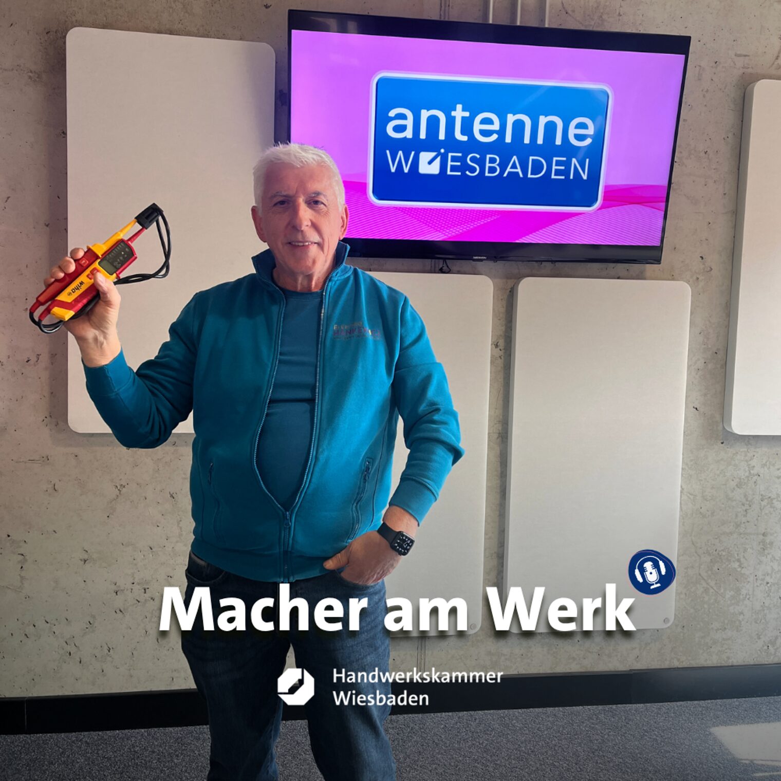 Joachim Hankewicz zu Gast bei Antenne Wiesbaden