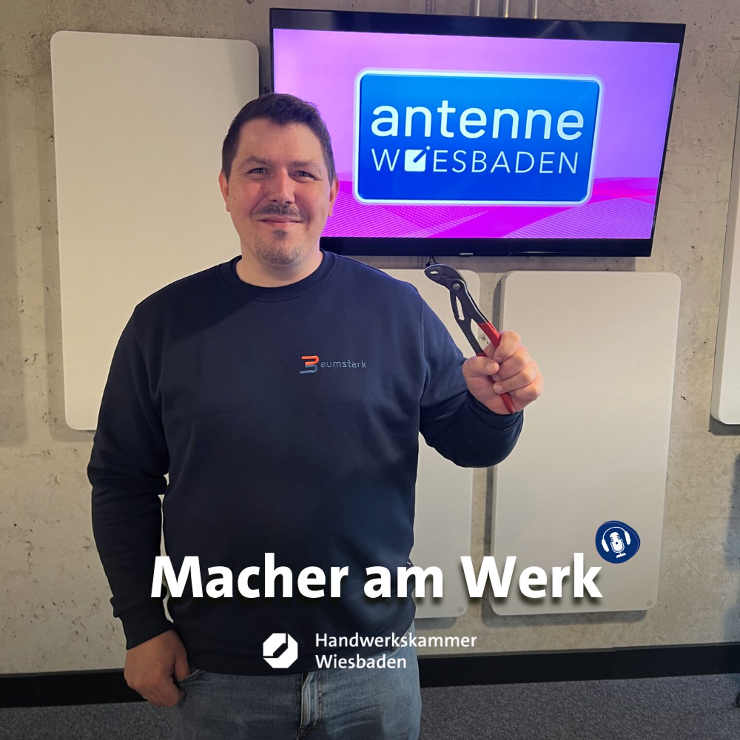 Robin Baumstark zu Gast bei Antenne Wiesbaden