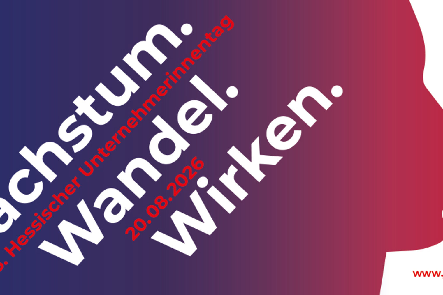 Banner, Logo des Unternehmerinnentag 2026
