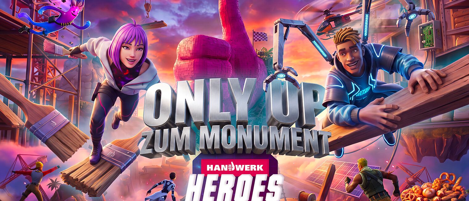 KeyVisual für die App Heroes