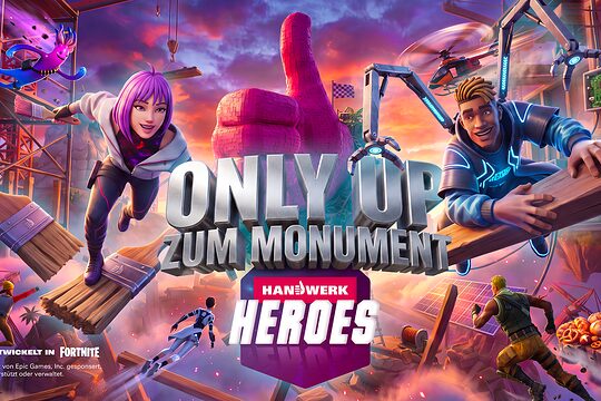 KeyVisual für die App Heroes